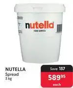 Makro Nutella Spread-3Kg Each offer