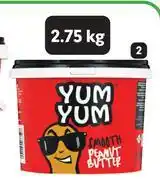 Makro Yum Yum Peanut Butter Smooth-2.75Kg Each offer