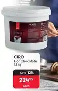 Makro Ciro Hot Chocolate-1.5Kg Each offer