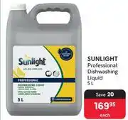 Makro Sunlight Professional Dishwashing Liquid-5L Each offer