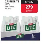 Makro Castle Lite NRBs-24 x 330ml Per Case offer