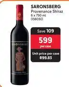 Makro Saronsberg Provenance Shiraz-6 x 750ml Per Case offer