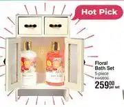 Dis-Chem Nature's Nourishment Floral Bath Set 5 Piece-Per Set offer