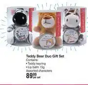 Dis-Chem Nature's Edition Teaddy Bear Duo Gift Set Assorted Characters-Per Set offer