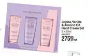 Dis-Chem Baylis & Harding Jojoba, Vanilla & Almond Oil Hand Cream Set-3 x 50ml Per Set offer