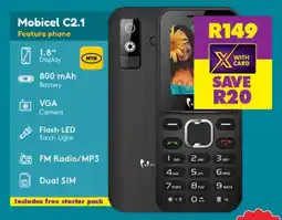 Shoprite Mobicel C2.1 Feature phone offer