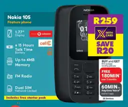 Shoprite Nokia 105 Feature phone offer