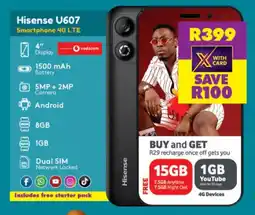 Shoprite Hisense U607 Smartphone 4G LTE offer