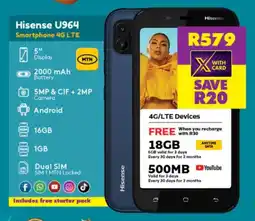 Shoprite Hisense U964 Smartphone 4G LTE offer