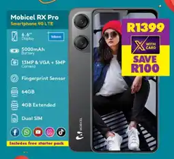 Shoprite Mobicel RX Pro Smartphone 4G LTE offer