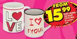 Shoprite Heart enamel/ can heart coffee mug all variants offer