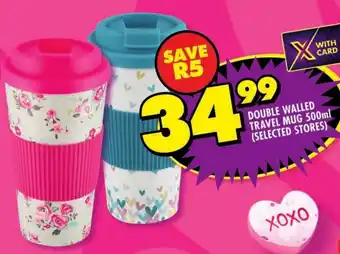 Shoprite Double walled travel mug offer