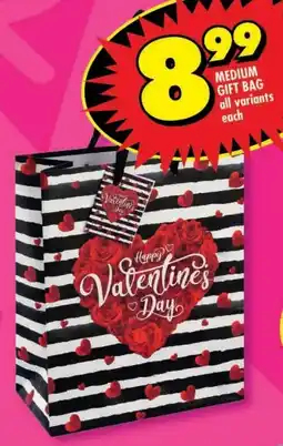 Shoprite Medium gift bag all variants offer