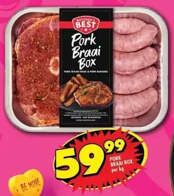 Shoprite Pork Braai Box offer