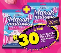 Shoprite Magic moments pink & white marshmallows offer