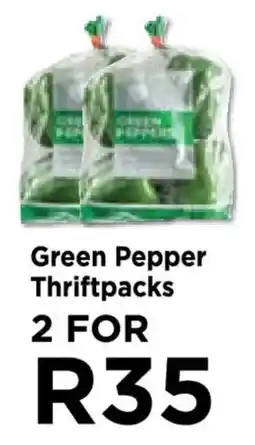 Food Lover's Market Green Pepper Thriftpacks offer