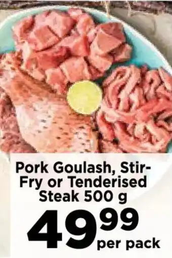 Food Lover's Market Pork Goulash, Stir- Fry or Tenderised Steak offer