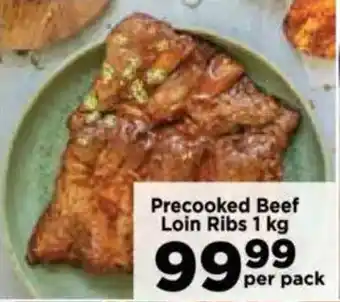 Food Lover's Market Precooked Beef Loin Ribs offer