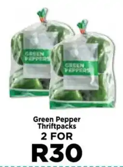 Food Lover's Market Green Pepper Thriftpacks offer