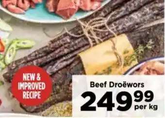 Food Lover's Market Beef Droëwors offer