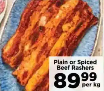 Food Lover's Market Plain or Spiced Beef Rashers offer