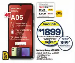 Pick n Pay Hypermarket Samsung Galaxy A05 64GB offer