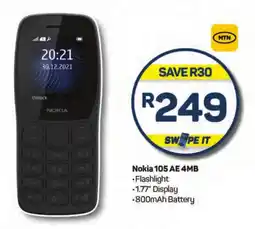 Pick n Pay Hypermarket Nokia 105 AE 4MB offer