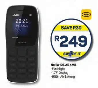 Pick n Pay Hypermarket Nokia 105 AE 4MB offer