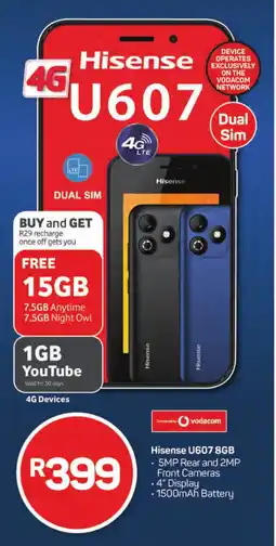 Pick n Pay Hypermarket Hisense U607 8GB offer