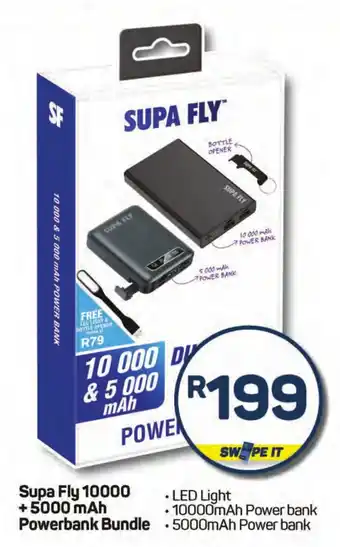 Pick n Pay Hypermarket Supa Fly 10000 +5000 mAh Powerbank Bundle offer