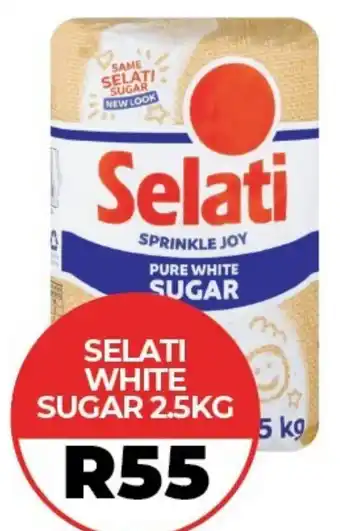 1UP Selati white sugar offer