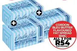 1UP Cordon bleu butter flavoured fat spread offer