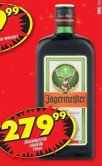 Shoprite Liquor Jägermeister liqueur offer