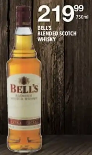 Shoprite Liquor Bell's blended scotch whisky offer