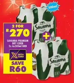 Shoprite Liquor Savanna premium dry cider nrb offer