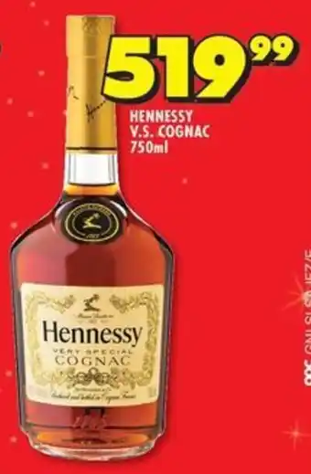 Shoprite Liquor Hennessy v.s. cognac offer