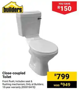 Builders Warehouse Close-coupled Toilet offer