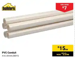 Builders Warehouse PVC Conduit offer