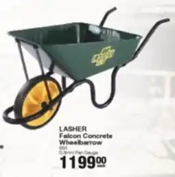 Build It LASHER Falcon Concrete Wheelbarrow offer