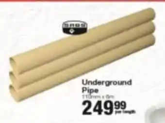 Build It Underground Pipe offer