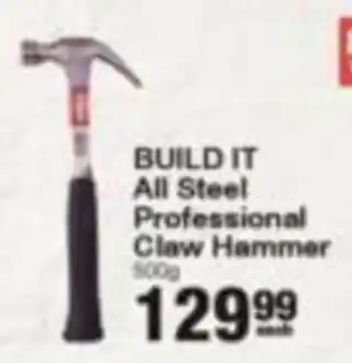 Build It BUILD IT All Steel Professional Claw Hammer offer