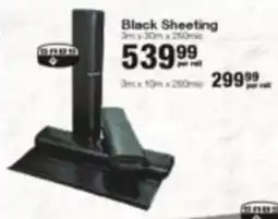 Build It Black Sheeting offer