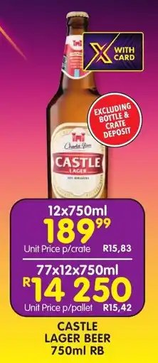 Shoprite Liquor Castle lager beer rb offer