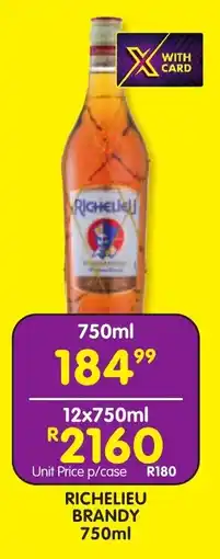 Shoprite Liquor Richelieu brandy offer