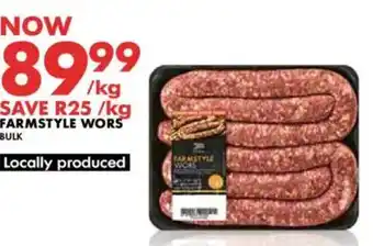 Woolworths Farmstyle wors offer