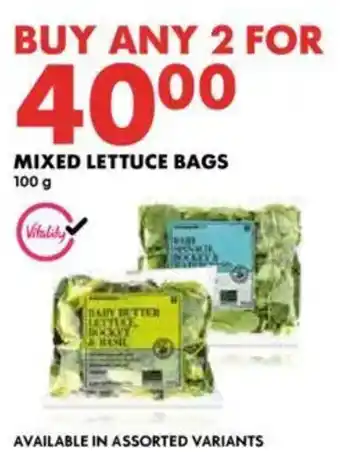 Woolworths Mixed lettuce bags offer