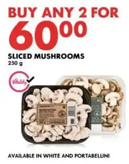 Woolworths Sliced mushrooms offer