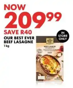 Woolworths Our best ever beef lasagne offer