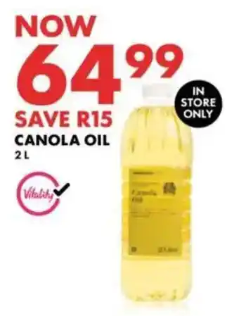 Woolworths Canola oil offer