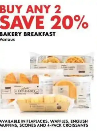 Woolworths Bakery breakfast offer